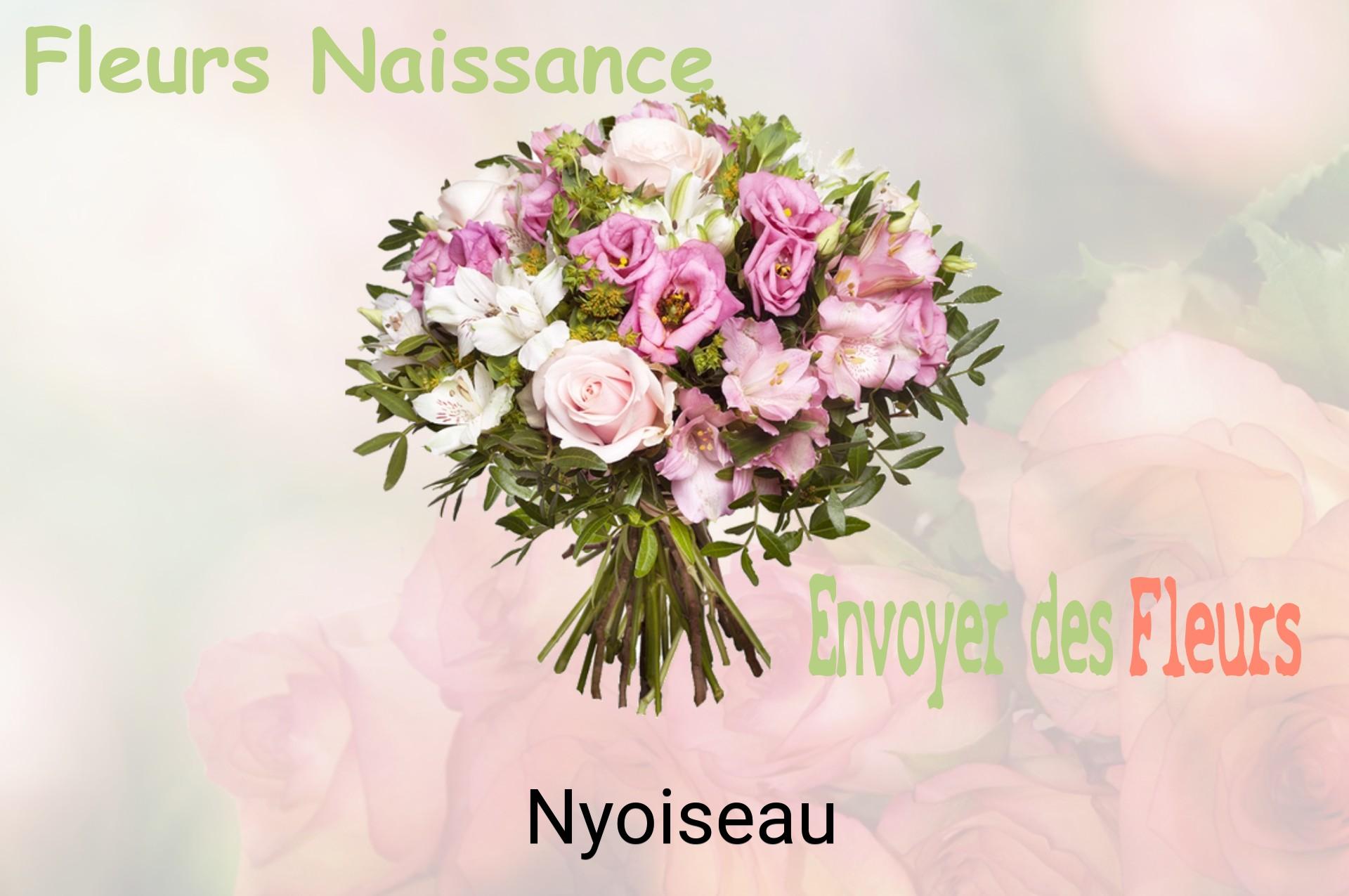 Bouquet de fleurs de naissance livré à Nyoiseau